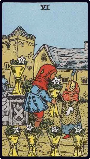 Six of Cups tarot card