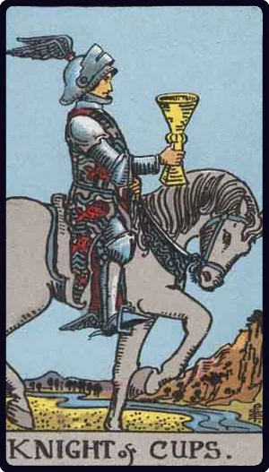 Knight of Cups tarot card