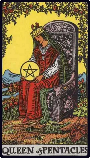 Queen of Pentacles tarot card